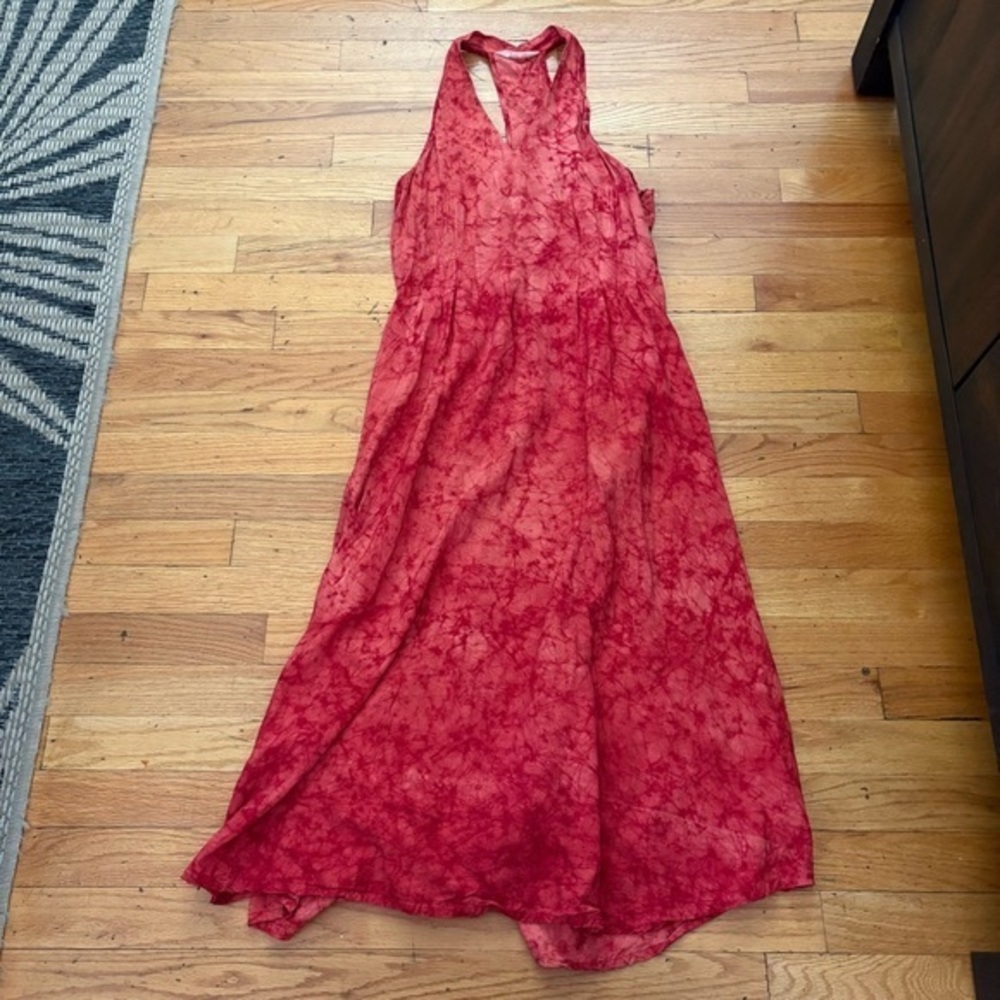 Red Racer Back Kozii Shop MIDI Dress Size Large